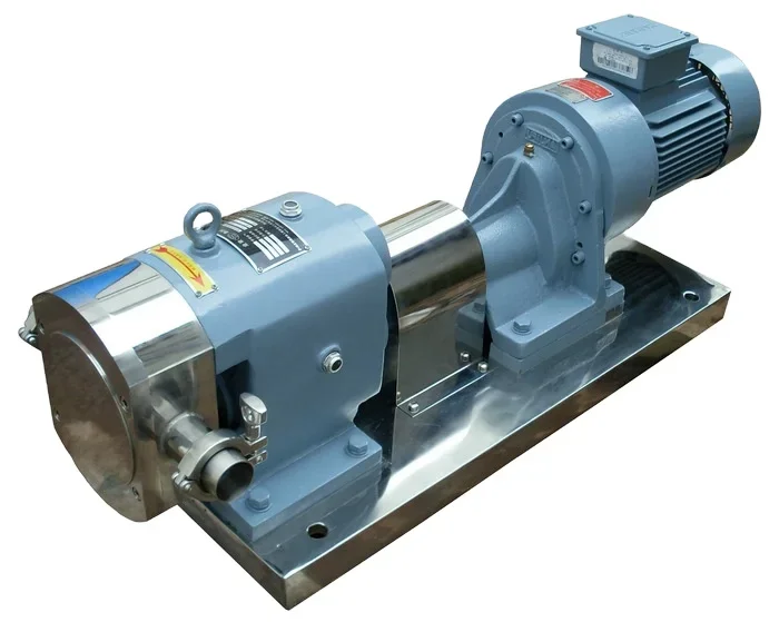 

Food grade Sanitary Stainless Steel honey chocolate shampoo high viscosity rotary lobe pump