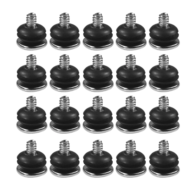 20pcs Computer Case Shockproof Screws + 3.5-inch HDD Shock Absorption