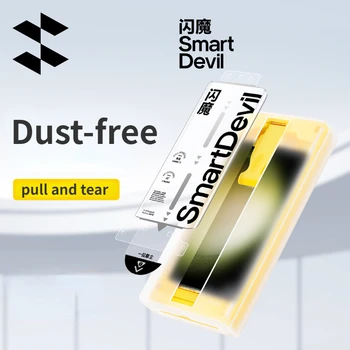 Proteggi Schermo Microcristallino SmartDevil per Samsung S26 S23 Ultra S22 Ultra, Pellicola Morbida con Adesivo Completo, Copertura Totale, Antipolvere