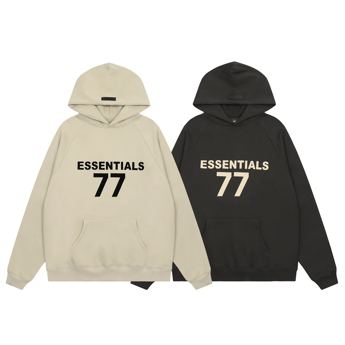 

ESSENTIALS Season 8 77 ABC 1977 Hoodies Men Oversize Hip Hop Punk Kanye West Jerry Lorenzo Harajuku Gym Cotton Anime Sweatshirts