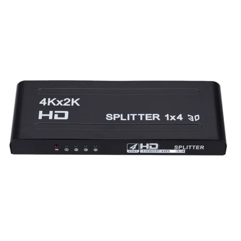 

1 in 4 Out 1x4 HDMI Video Distributor HDMI Splitter Amplifier 30Hz Full 3D