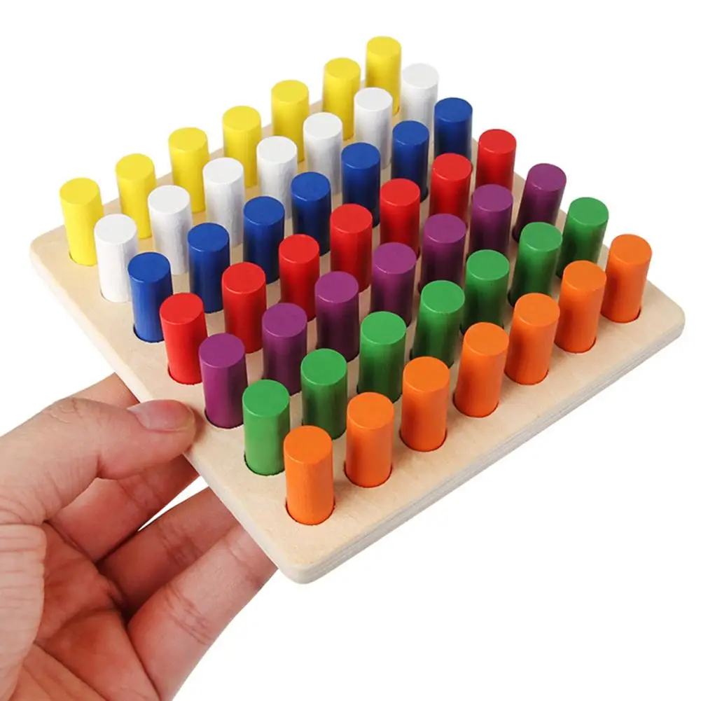 Wooden Pegboard Toy 3