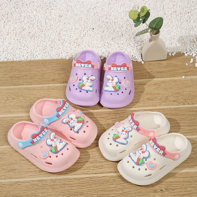 Soft EVA Girls Casual Beach Slippers