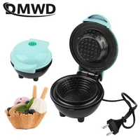110V/220V Multifunctional Waffle cake maker Non-stick Skillet Mini Omelette Egg burger maker Donut Baker Double-side heating 5