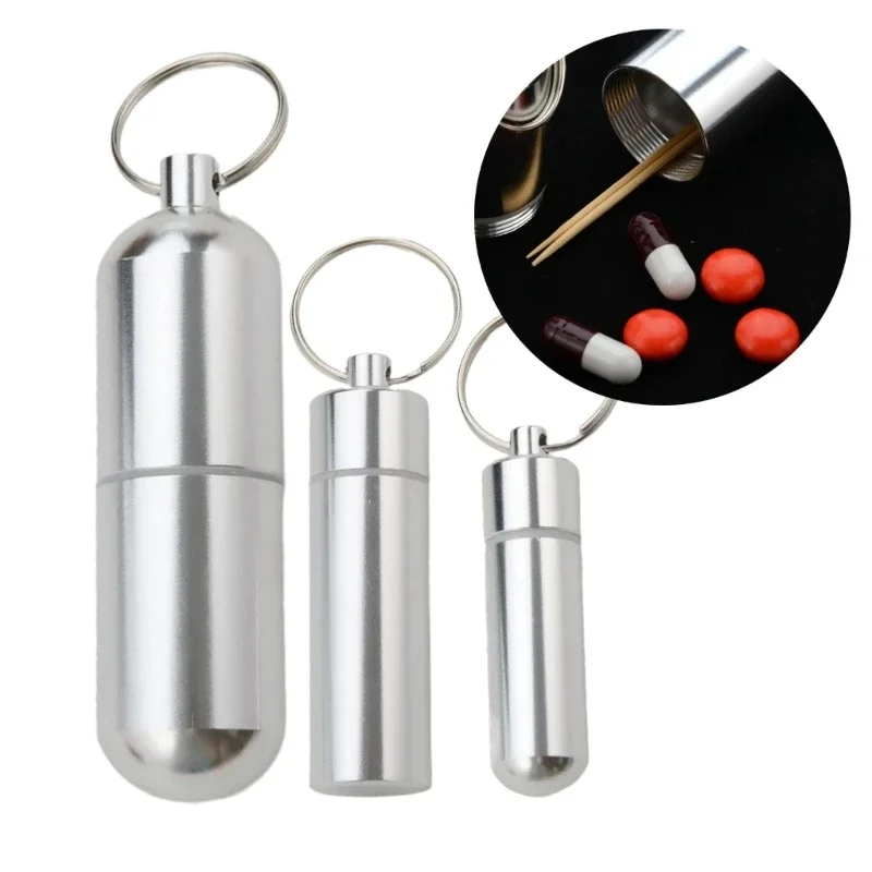 

Водонепроницаемая коробка для таблеток, мини-коробка для хранения из алюминиевых сплавов, устойчивость к царапинам и истиранию