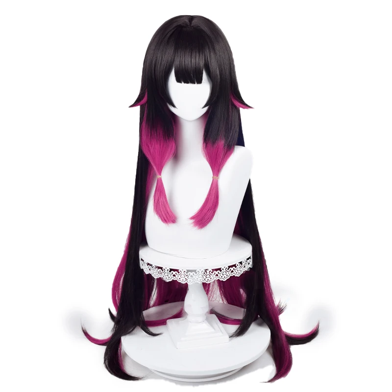 Cofun Genshin Impact Colombina Parrucca Cosplay Genshin Fatui Ragazza Colomcina Colore Misto Capelli Lunghi 105Cm