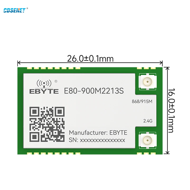 LR1121 LoRa Wireless Module Dual-Band 868Mhz 915Mhz 2.4G