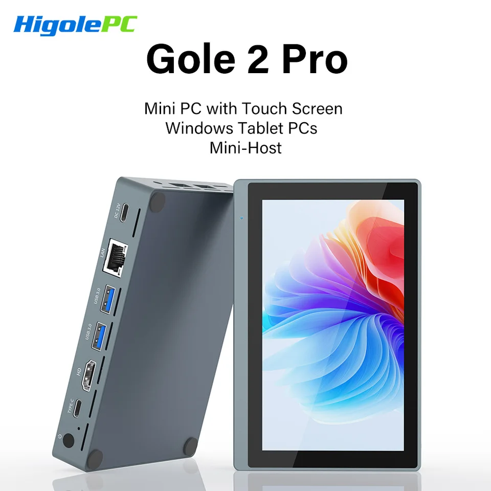 Higole Gole 2 Pro 5.5'' Mini PC Intel N5095 Windows 11 WiFi5 8/16