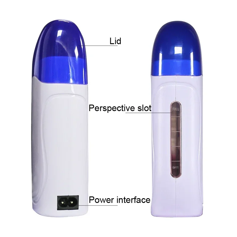 Portable Roll On Wax Cartridge Epilator Depilatory Heater For Hair Removal Depilation Handheld Wax-melt Machine Skin Care Tools