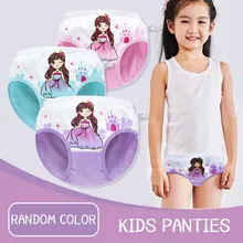 

1-11years Comfortable Girls Kids Gift Cotton Cartoon Random Color Children Underpants Shorts Pants