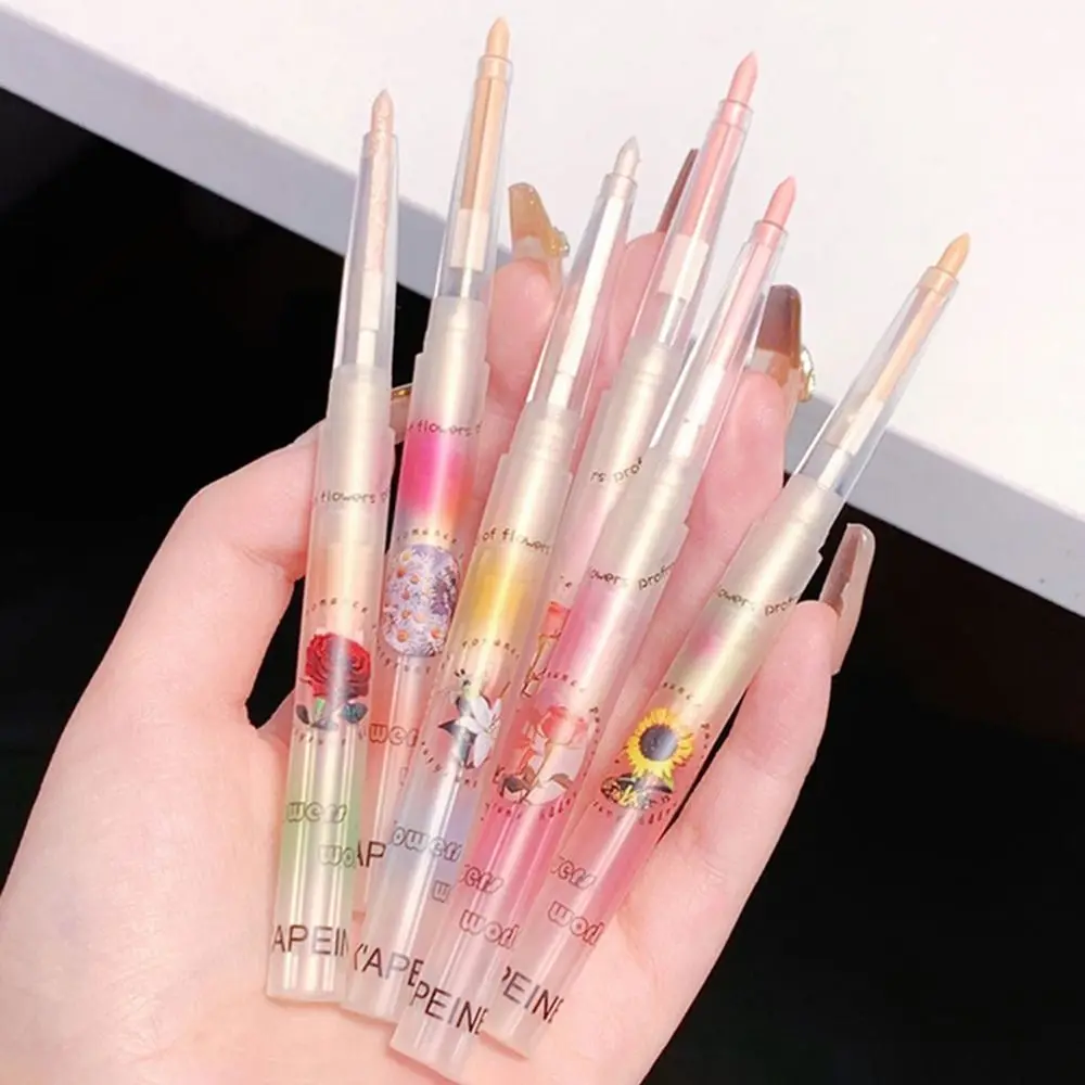 

Nature Lying Silkworm Pen Cute Pearlescent Brighten Long Lasting Face Contour Pen Non-smudging Waterproof Highlighter Pen Women