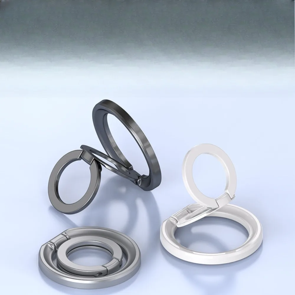Magnetic Portable Phone Ring Holder and Removable Kickstand Grip