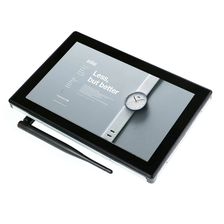 

10.1 inch industrial Embedded PC 1280*800 resolution 500nit brightness touch screen panel pc with poe