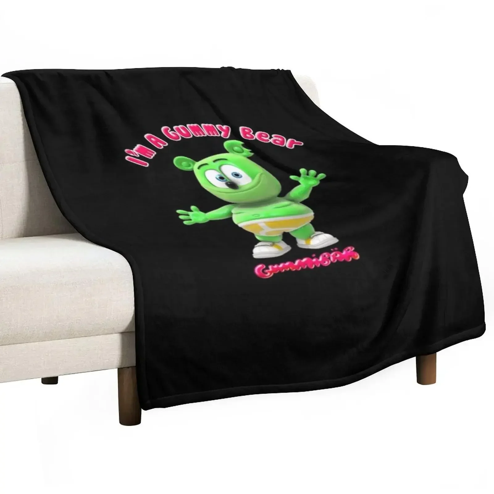 

I'm A Gummy Bear Throw Blanket Thermals For Travel Luxury Thicken Blankets
