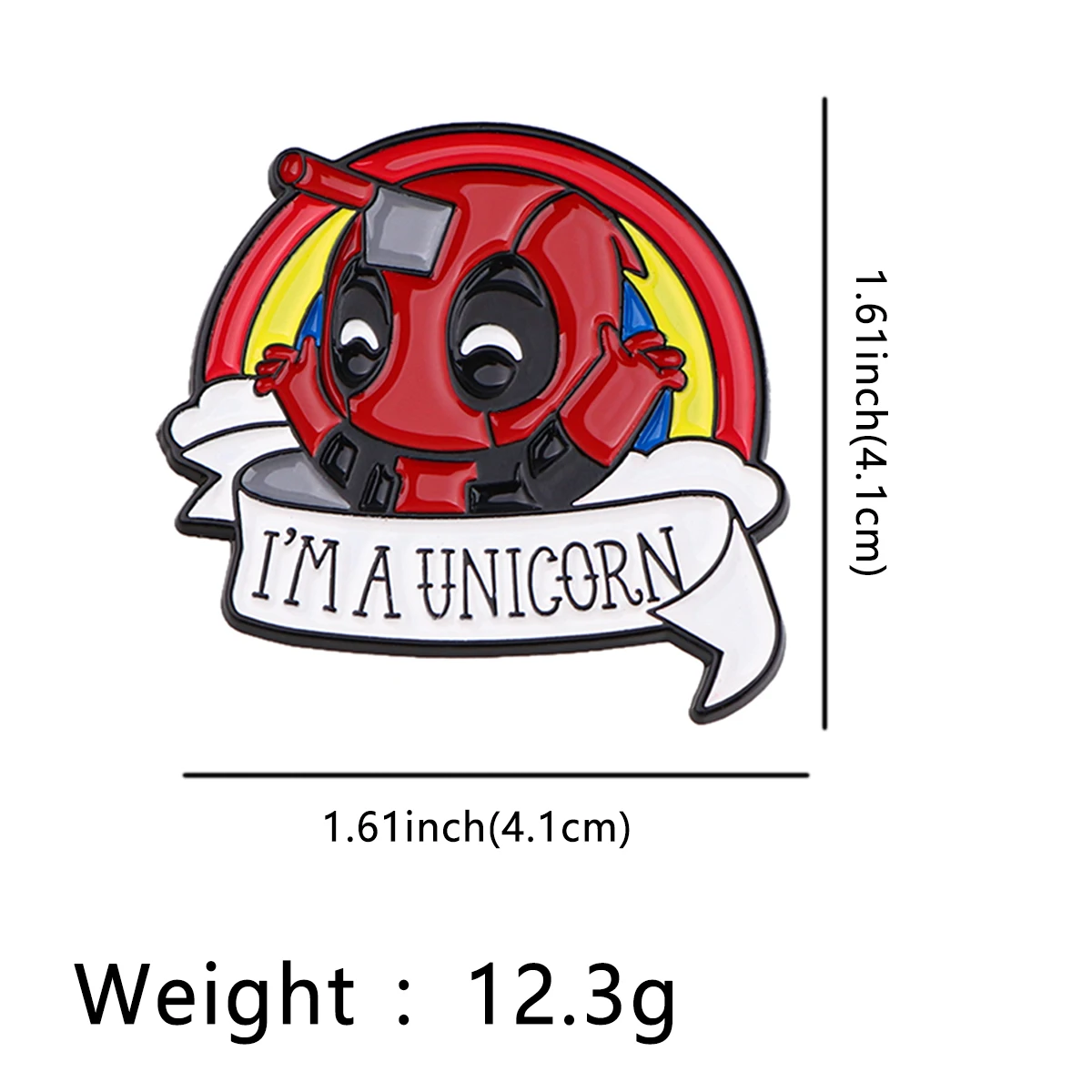 Cartoon Movie Hero Metal Brooch – Stylish Lapel Pin for Bags, Collars, and Clothes