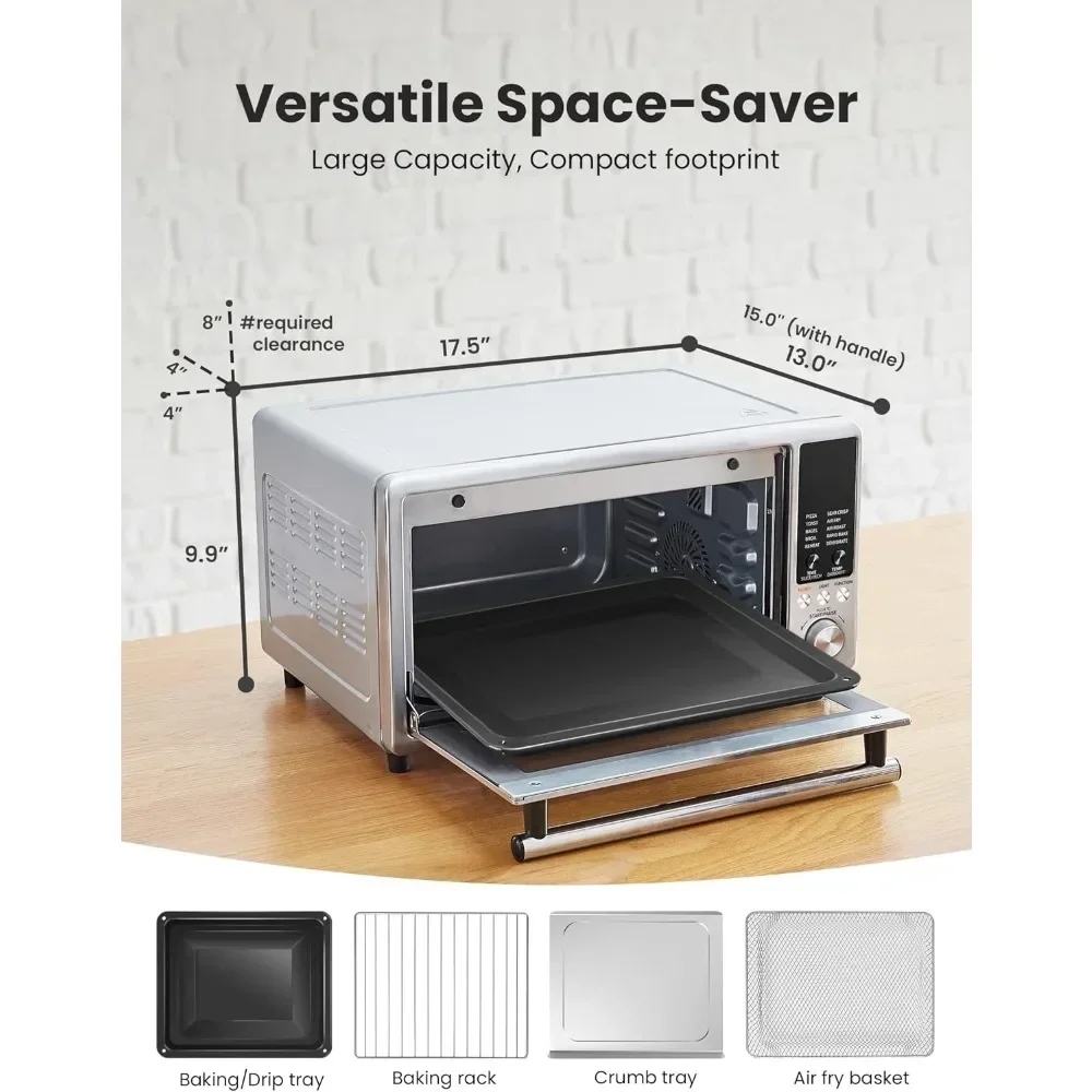 Microwave Ovens, Air Fryer, Ultra-Rapid Heat Technology, Convection Countertop , 4 Accessories 1750W, Microwave Ovens 5