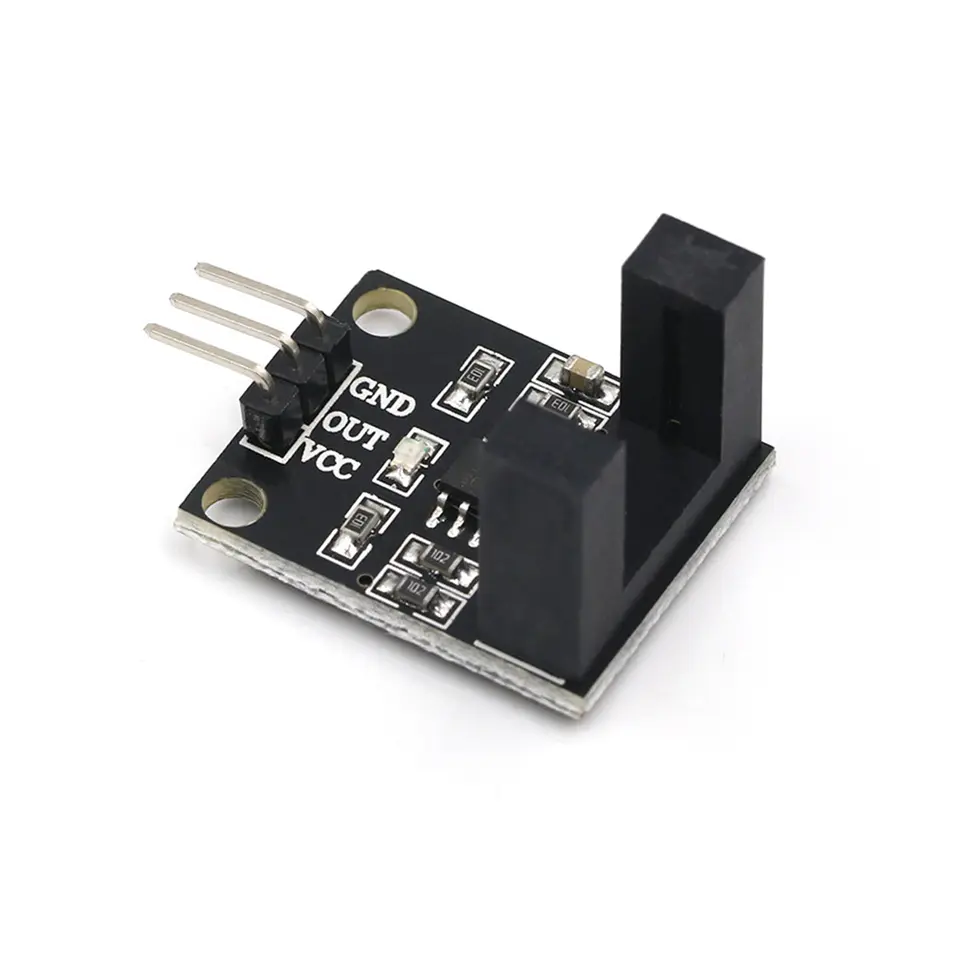 5pcs Beam photoelectric sensor Electric motor counter speed test module LM393 groove coupler module image 3