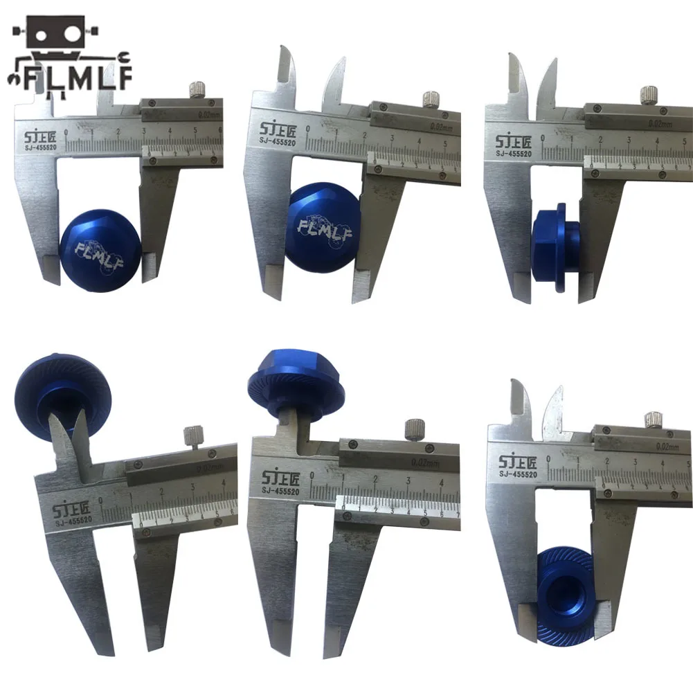 FLMLF Rc Car Metal 24mm Front Rear Wheel Nut 4pc/Set of