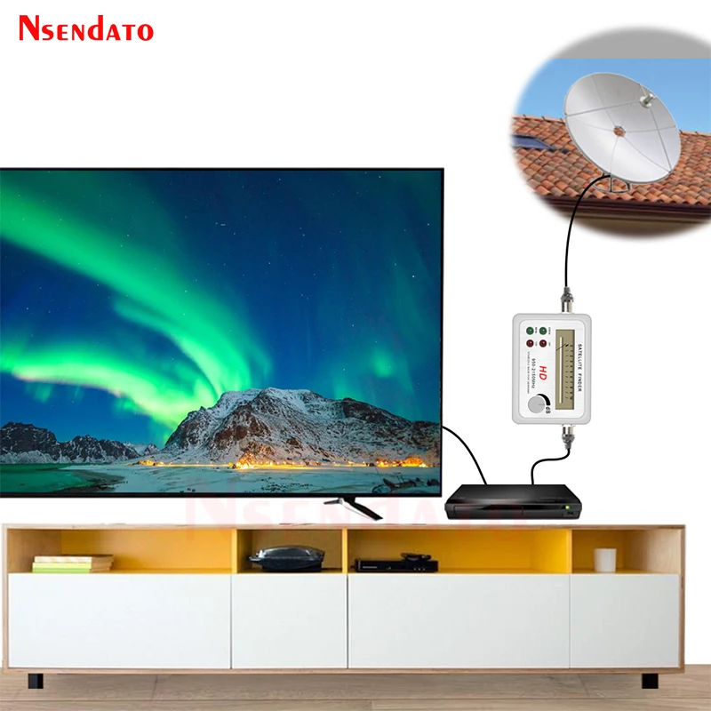 Satellite Signal Finder Satellite TV Receiver Sat finder TV HD Satellite Finder Digital Signal Meter For Dish TV