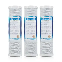 Universal Water Filter Activated Carbon Cartridge Filter 10 Inch Cto Block Carbon Filter Water Purifier Free Shipping
