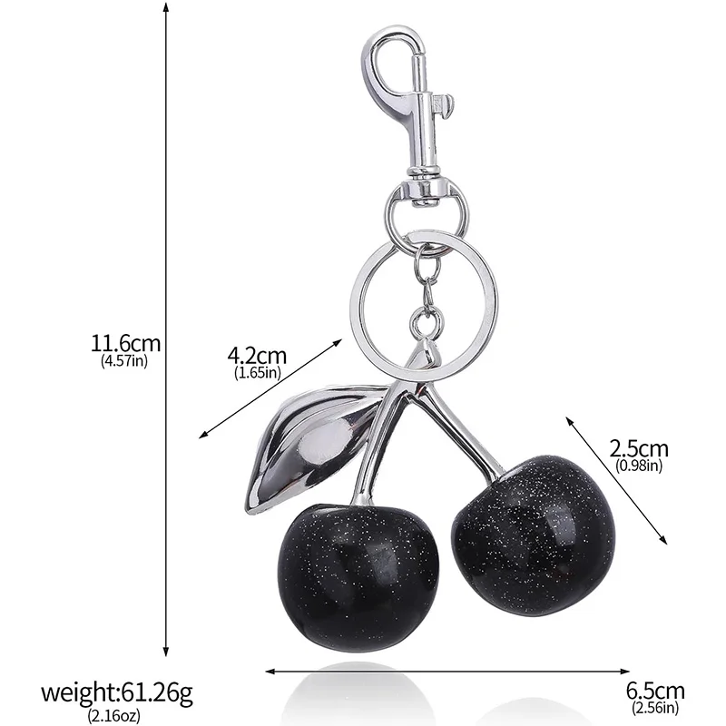 Cherry Keychain Cherry Keychain Purse Charms for Handbags Women Gift