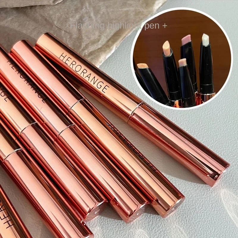 Broken Diamond Sparkle Clear Strobe Eye Shadow Stick Lying Silkworm Pen Pearlescent Student Makeup Parity Cosmetic Eyeshadow eye shadow eyeshadow stick