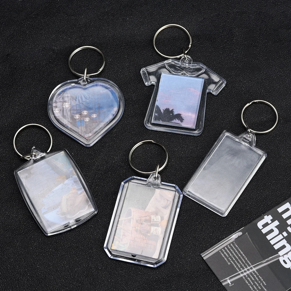 Customizable Clear Acrylic Keychain Frame - Perfect