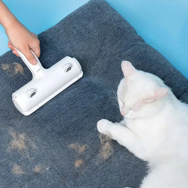 Pet Hair Remover Roller-Dog & Cat Fur Remover with Self-Cleaning Base-Efficient Animal Hair Removal Tool Perfect for Furni