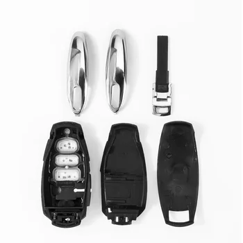 SmartKey a distanza per Volkswagen - KEYYOU sostituzione chiave intelligente a distanza Shell per VW Volkswagen Touareg 2010 2018 portachiavi per