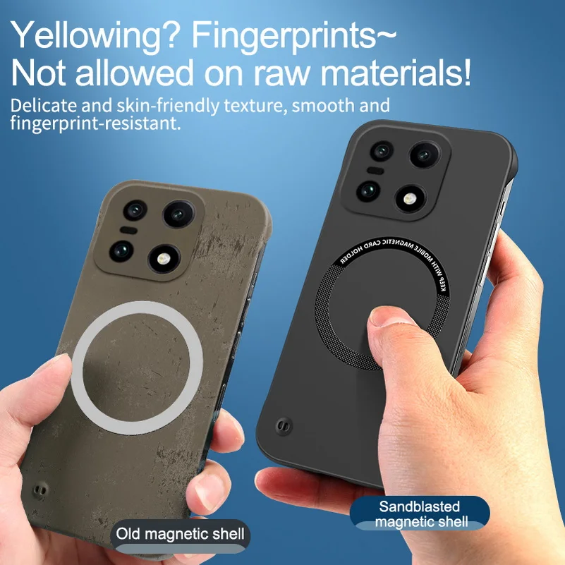Ultra-Thin Frameless Magnetic Phone Case with Magsafe Compatibility