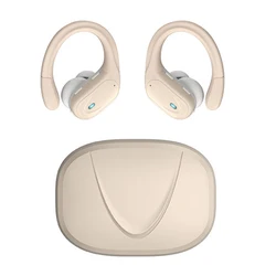 Enhanced Wireless Sport Earbuds with Active Noise Cancellation and LED Display (Ivory)