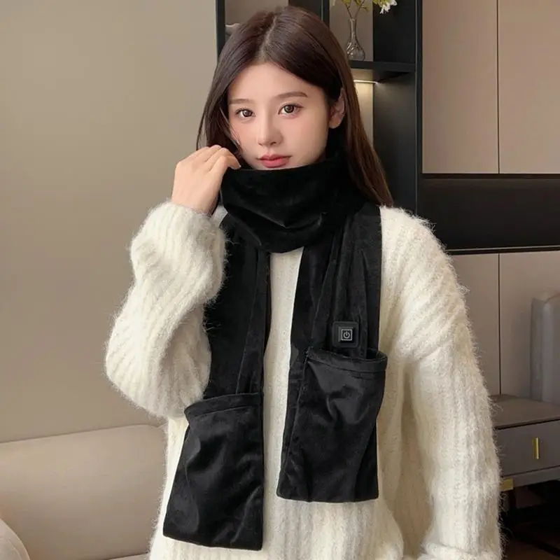 Heating Scarf For Neck 5V Smart Electric Heating Scarf 3 Temperature Settings Heated For Men Winter Must-Have