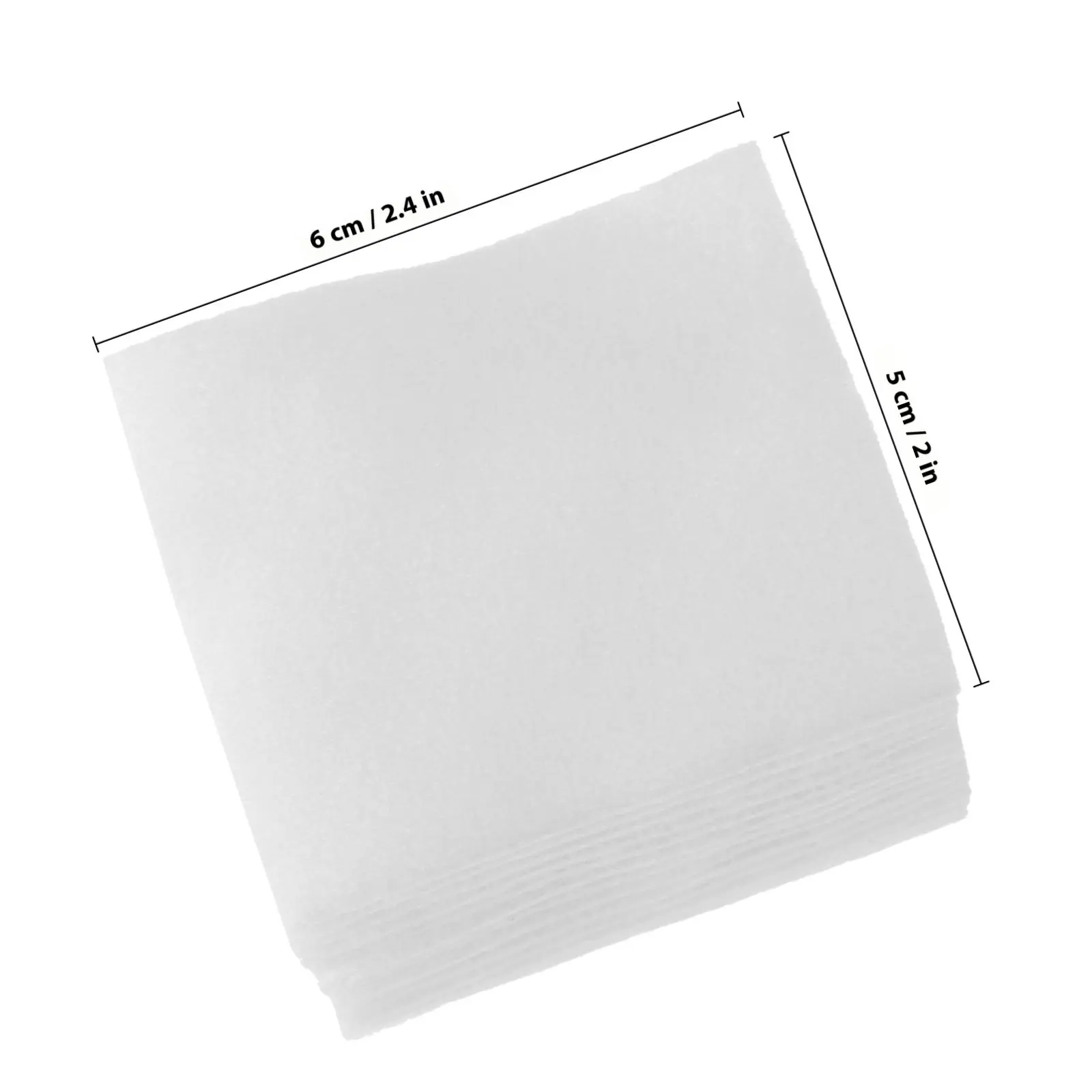 1000Pcs 울트라 얇은 메이크업 코튼 패드 코튼 페이셜 클렌징 패드 부드러운 흡수성 일회용 메이크업 제거 스킨 케어 네일