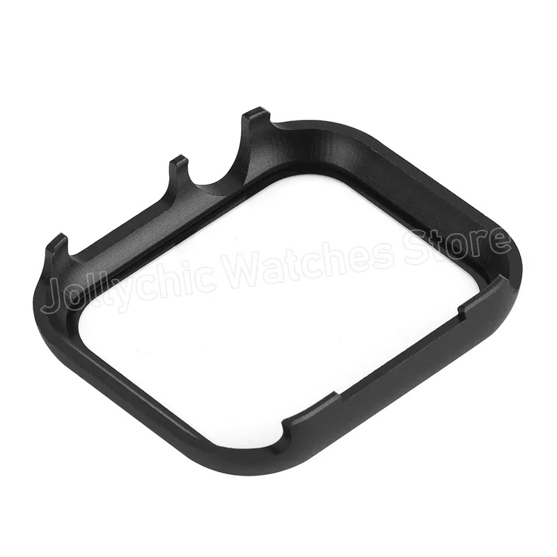 Premium Aluminum & Tempered Glass Protective iWatch Cover