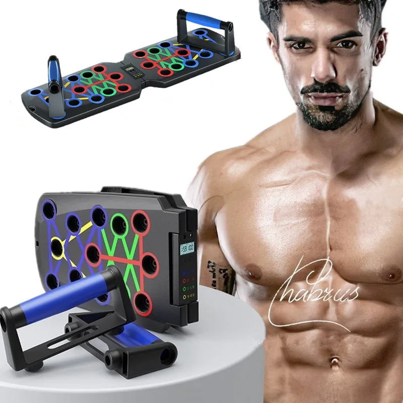 Smart Counting Push Up Board Abdominal Sports Home Gym Muscle Trainer Folding Body Building Push-Ups Stands Fitness Equipment