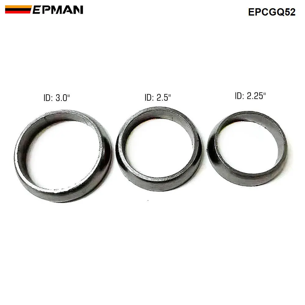 Donut Style Graphite Exhaust Gasket EPCGQ52 For Exhaust Mufflers Tips Universal Downpipe To Catback Flange exhaust gasket