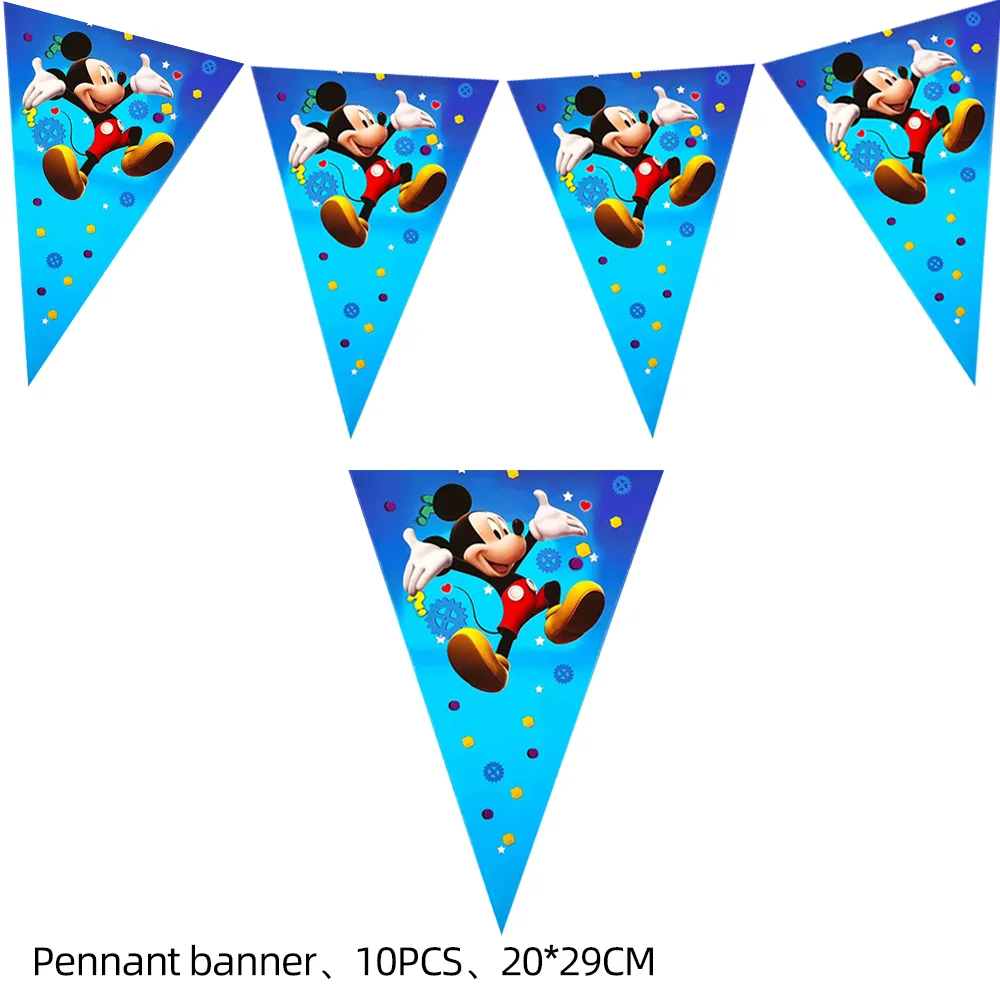 Gelukkige Verjaardag Banner Disney Mickey Mouse Banners Trekken Vlaggen DIY  Party Decoratie Jongens Meisje Baby Douche Benodigdheden Decor Gift -  AliExpress, image size:1000x1000