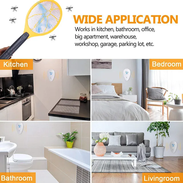 Elektromos Szúnyog Ütő Gyilkos Légy Rovar Zapper Denevér Kézi Hordozható Szúnyogok Vezérlése Hálószobás Rovarok Számára - Image 3