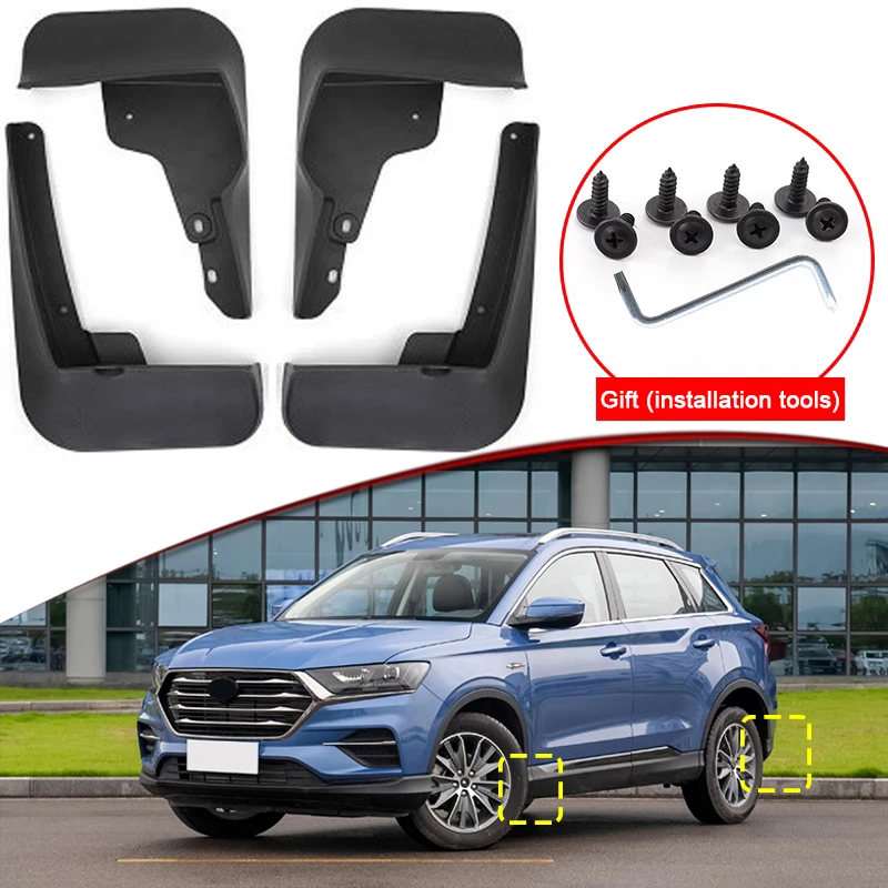 Parafanghi Per Nissan X-Trail T32 (2014-2019) – Set Da 4 Pezzi Con Viti, Paraspruzzi Anti-graffio