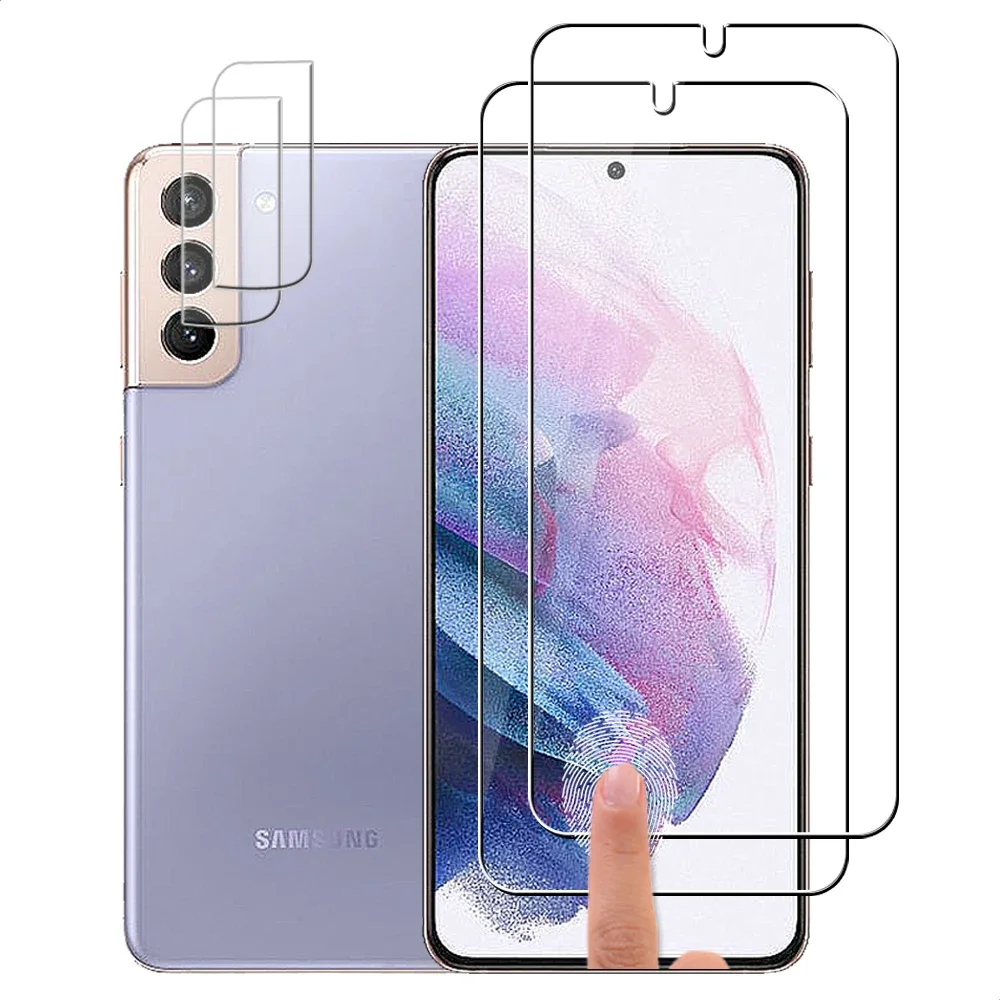 

(2+2) For Samsung Galaxy Note 20 S23 S22 S21 Plus S20 FE 5G Camera Lens & Tempered Glass Screen Protector