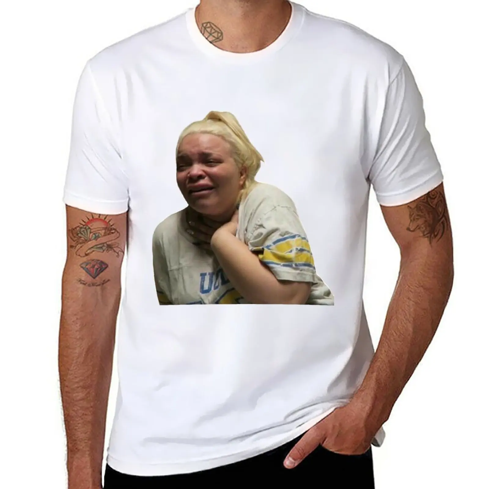 

Trish T-Shirt Short sleeve tee summer tops mens vintage t shirts