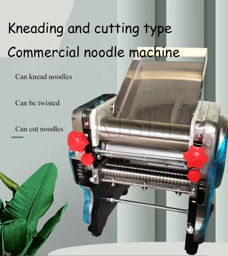 Description Picture 2 of item550W 110V 220V Automatic Commercial Electric Noodle Making Machine 20CM Roller Round Noodle Maker Machine