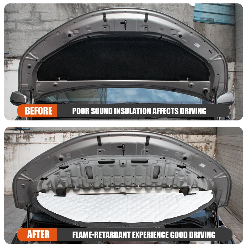 For 2021-2024 Toyota Sienna Accessories, Hood Soundproof Cotton