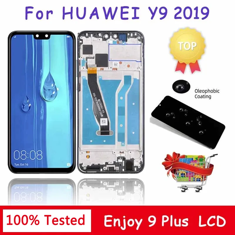 

ЖК-дисплей 6,5 дюйма для Huawei Y9 2019 с сенсорным экраном и дигитайзером в сборе для Huawei Enjoy 9 Plus JKM-LX1 LX2 LX3 AL00 TL00 AL00a AL00b