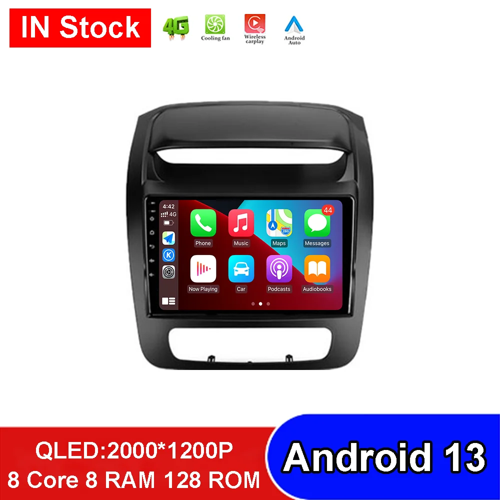 

9" Android 13 No 2din Dvd For Kia Sorento 2 II XM 2012 - 2021 IPS Screen Car Radio Video Player GPS Navigation Stereo Auto Parts