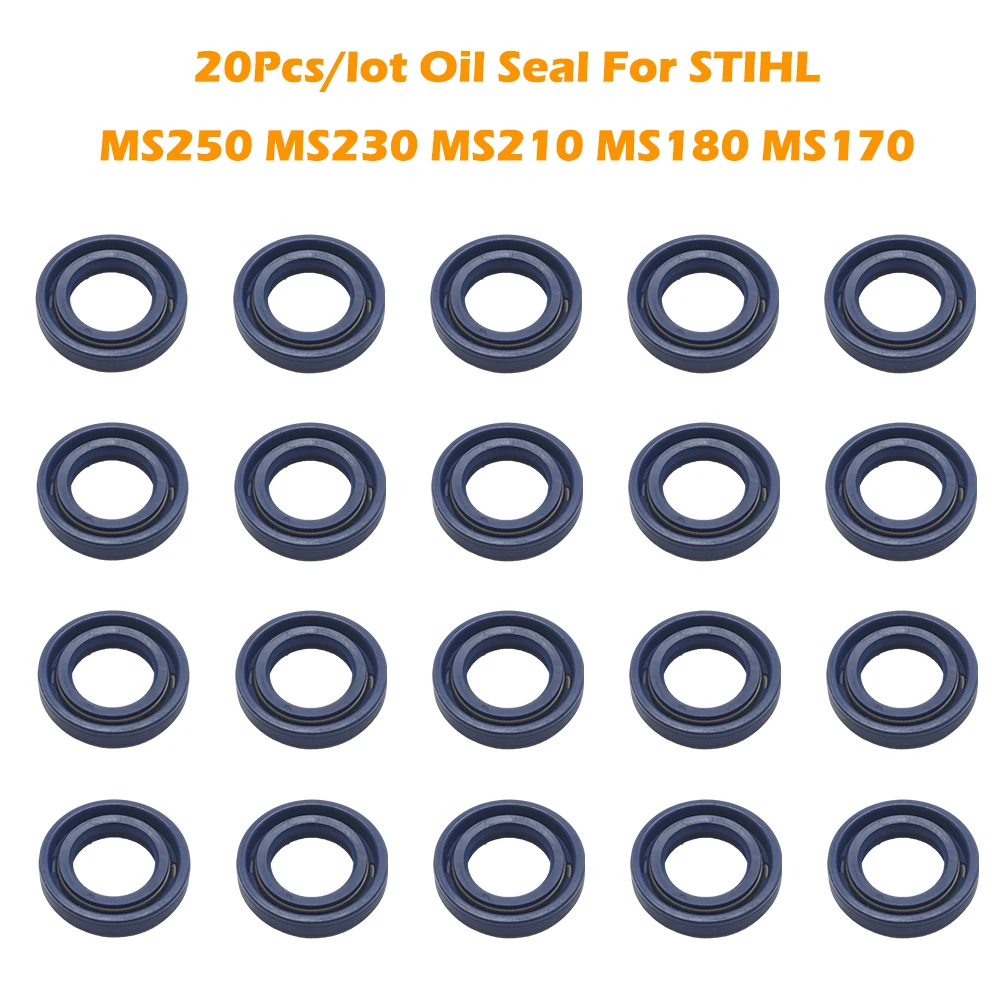 20pcs/lot Chainsaw Oil Seal Kit for STIHL MS180 MS170 MS250 MS230 MS210 017 018 021 023 025 Chainsaws Parts # 9638 003 1581