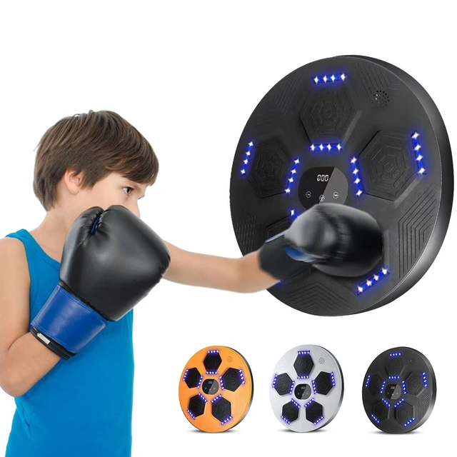 Entrenador de boxeo musical inteligente para niños y adultos, máquina de  boxeo de respuesta electrónica LED, bolsa de arena colgante de pared,  Compatible con Bluetooth - AliExpress