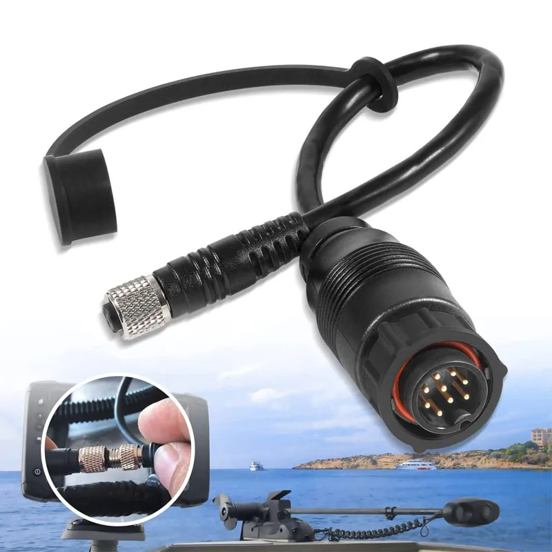 

MKR-US2-16 Replaces for Lowrance 9-Pin TotalScan Adapter Cable Fish Finder Adapter Cable (Fits Elite Ti2 & HDS), 1852076