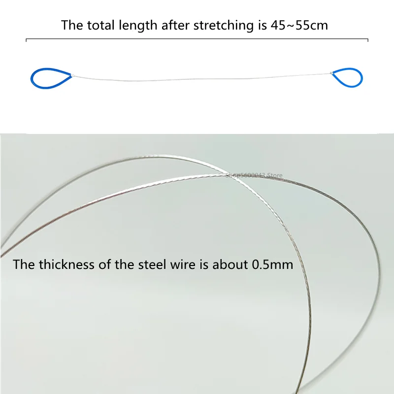 Pottery Mud Cutting Line Stainless Steel Wire Polymer Clay Cutter Rubber Handle Mud Cutter DIY Ceramic Plate Forming Tool polymer clay tools pottery tools clay sculpting tools pottery sculpting tools clay craft tool