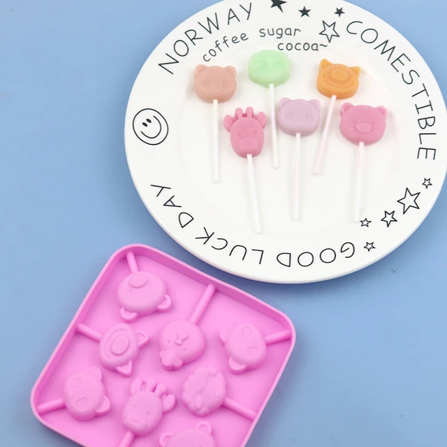 Silicone Lollipop Molds Chocolate Candy Molds Cake Mold Diy Variety Shapes  Cake Pastry Decorating Form Silicone Bakeware - Cake Tools - AliExpress